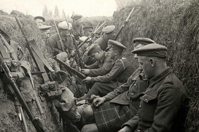 World War One trench